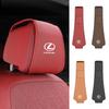 Leather Car Seat Headrest Cover For Lexus GX460 Ct200h IS250 ES 220D IS200 Fsport GS GX IS LS LX NX RX UX CT Interior Accessory