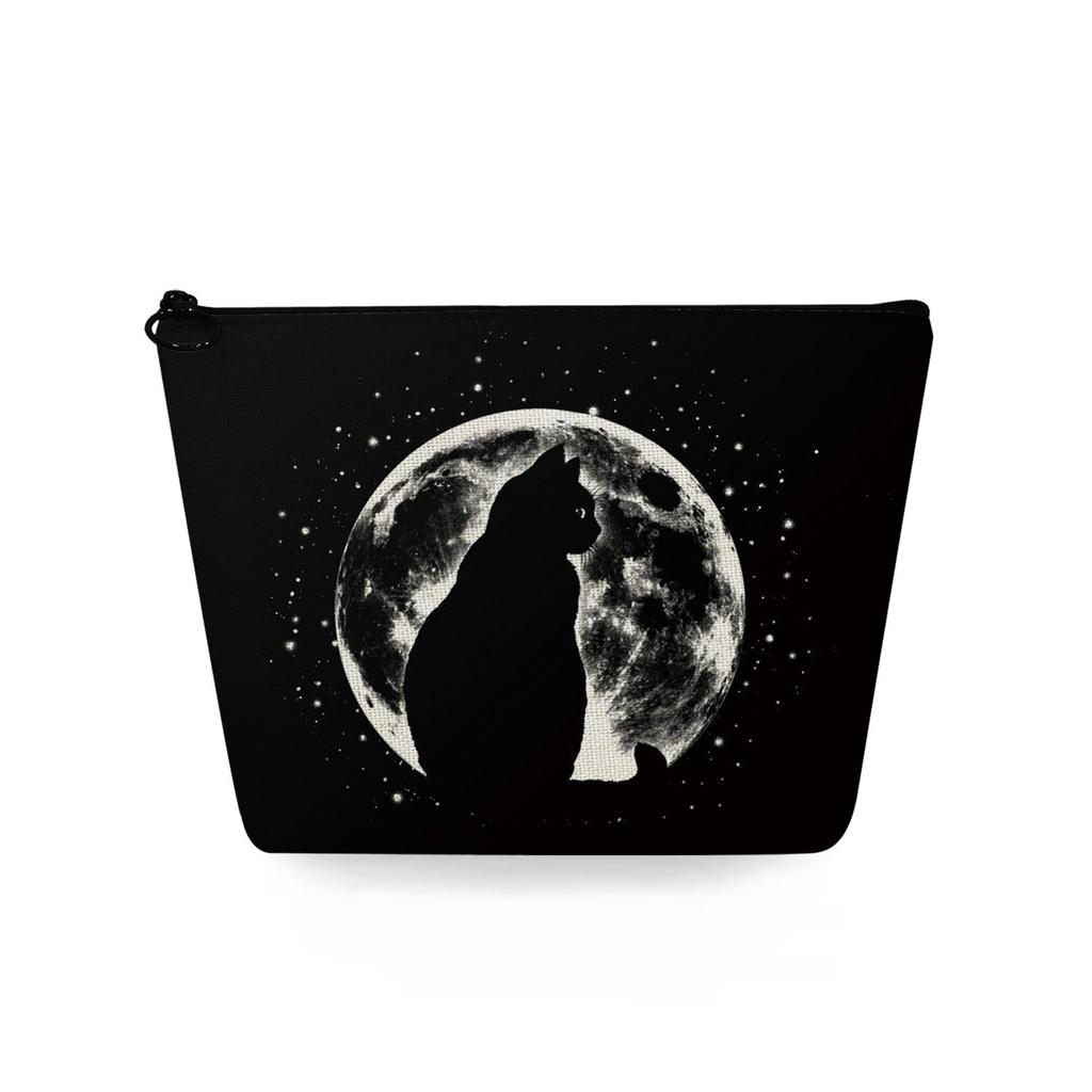 Women Cat Print Cosmetic Bag Toiletries Organize Travel Storage Case 6744