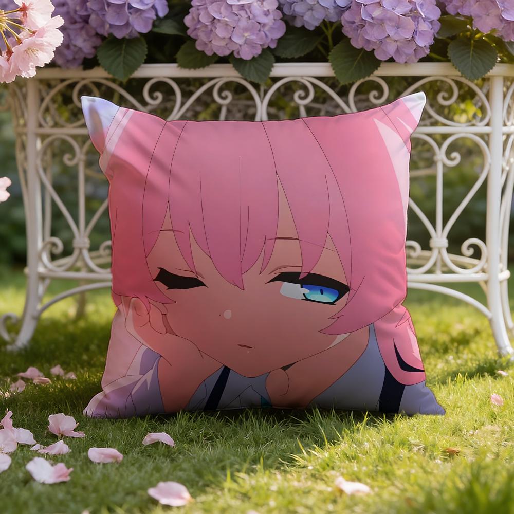 Cute Anime T-Takanashi Hoshino Cushion Cover Home & Car Dual-Scene Pillow Cover: Reversible for Premium Comfort