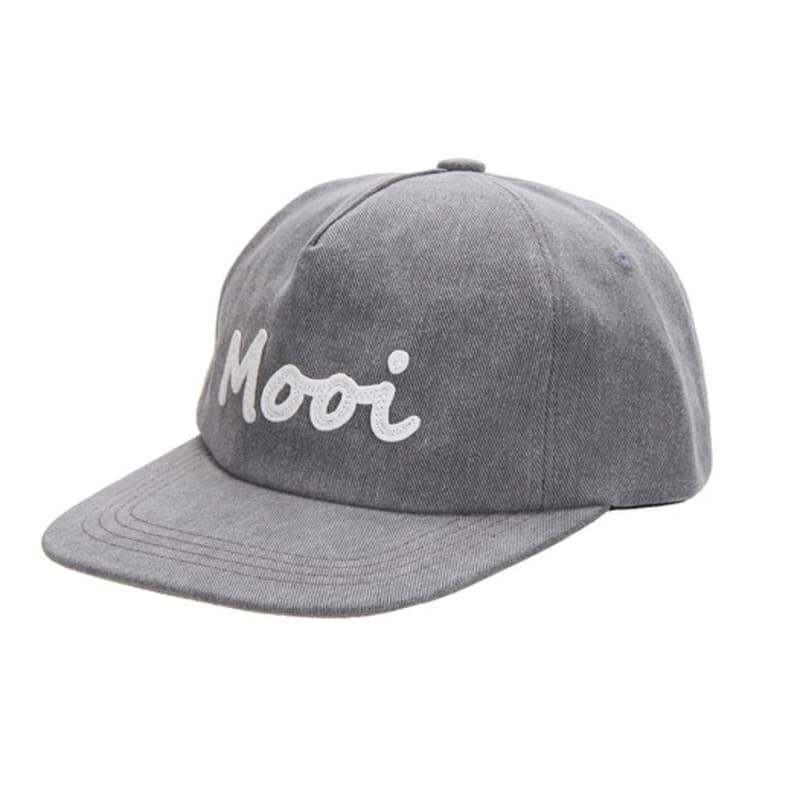 MooiHead Mooi Applique Pig Bio Ball Cap_Charcoal
