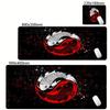 Large Mouse Pad Yin-yang Fish HD Black & White Sakura Computer Office Table Pc Gaming Non-slip Japanese Kawaii Desk Accessories