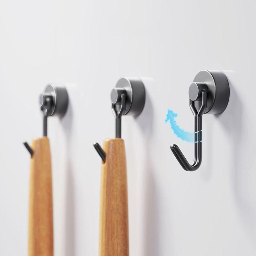 Non-trace Magnetic Hook Strong Magnetic Storage Hook Mini Key Hanger  Wall Hanging