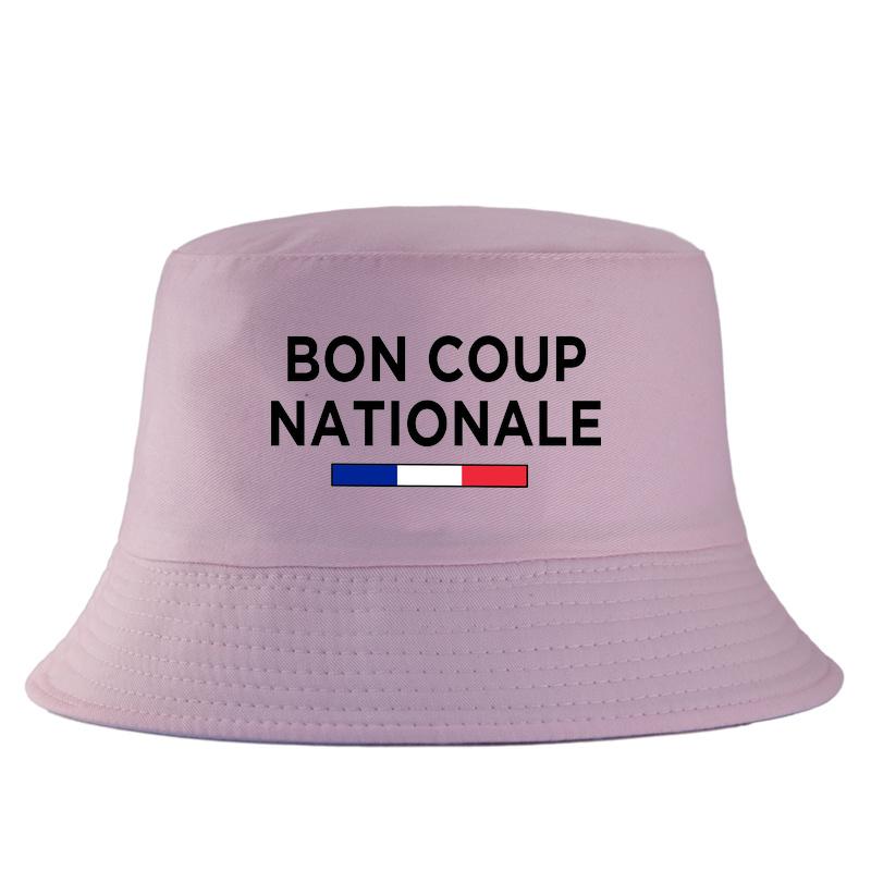 Wendbare Bob-Mütze Frankreich-Flagge Seoul-Stil Baumwoll-Eimerhut Damen Unisex Bon Coup Nationale Sonnenhut Sommer Outdoor Fischer-Unisex-Hüte