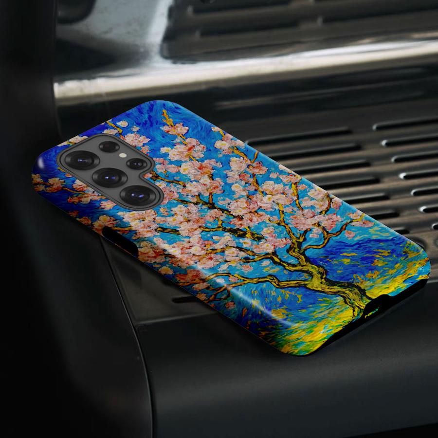 Van Gogh Fashion Still Life Flower Branches Soft Cover Capa Phone Case for Samsung Galaxy S25 S20 FE A16 S24 Ultra A26 S23