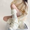 Fashion Keep Warm Leg Warmers Loose Y2k Leg Warmer Knitted Knee Socks for Autumn Winter