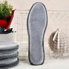 2 Pairs Winter Insoles Thick Fleece-Lined Warm Shoe Pads with Anti-Slip & Moisture-Wicking Comfortable Cushion for Boots Shoes