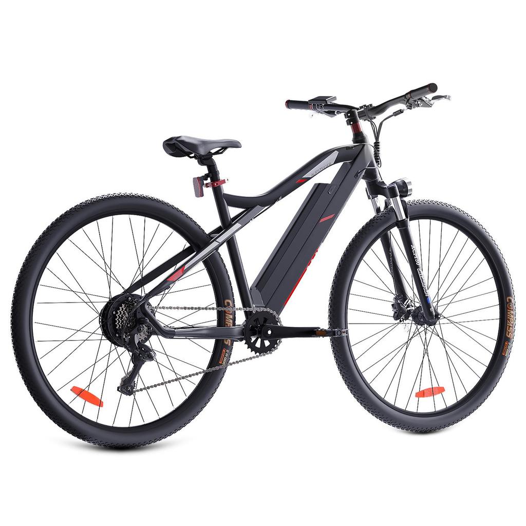 Men’s 27.5" Electric Mountain Bike, 250W Motor, 13Ah Battery, Range 30-60 Km, 9-Speed Gear