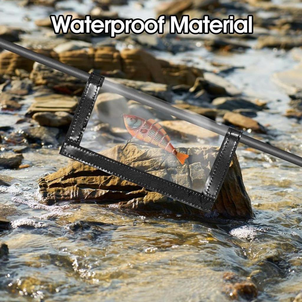 Lure Covers Clear Bait Storage Wrap Lure Wraps for Men Angler Hook Bait Storage Saltwater Freshwater Gear Lake River Sea