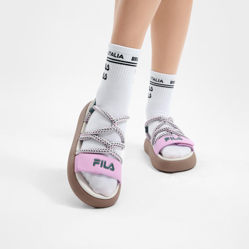 FILA Churro Comfortable Casual Non-Slip Breathable Beach Sandals Women sandals Lavender-Pink F12W421404FPM