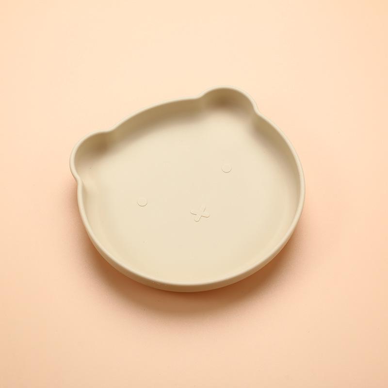 Silicone Bear Suction Bowl: Drop-proof Tableware for Infants