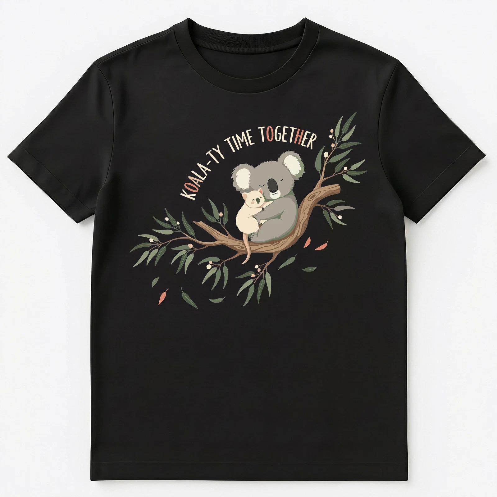 

Koala Inspiration Positive Time Together Design Unisex T-Shirt XL