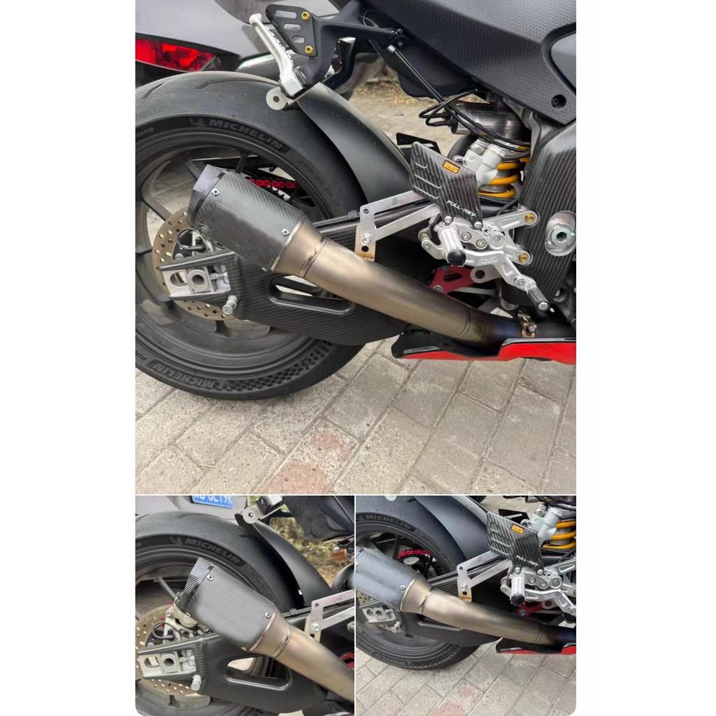 RSV4 Titanium Alloy Exhaust System Tail for 15-24 Yrs, Original Mounting, No Damage, Easy Installation