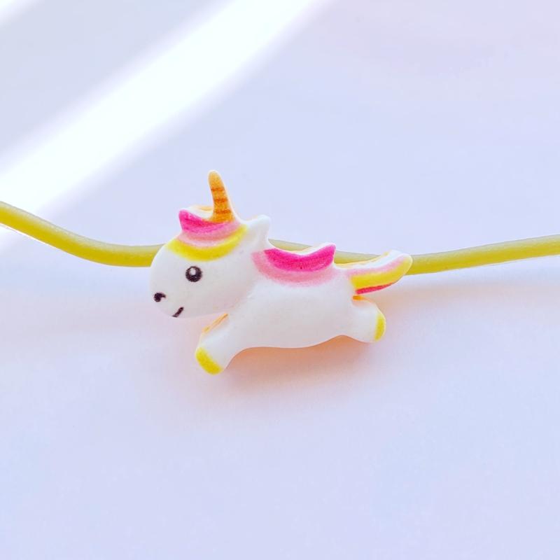 10Pcs New Kawaii Resin Mixed Cartoon Mini Unicorn Series Flat Back Cabochon Crafts Clothing DIY Scrapbooking Accessories