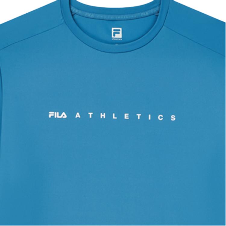 New FILA Athletics T Shirts Men's Flash Butterfly Blue A11M131101F-DB
