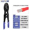 European Style Tubular Terminal Crimping Pliers - YEJ-150WF Quick Wire Connector, B Type Crimping Tool, YEFYM