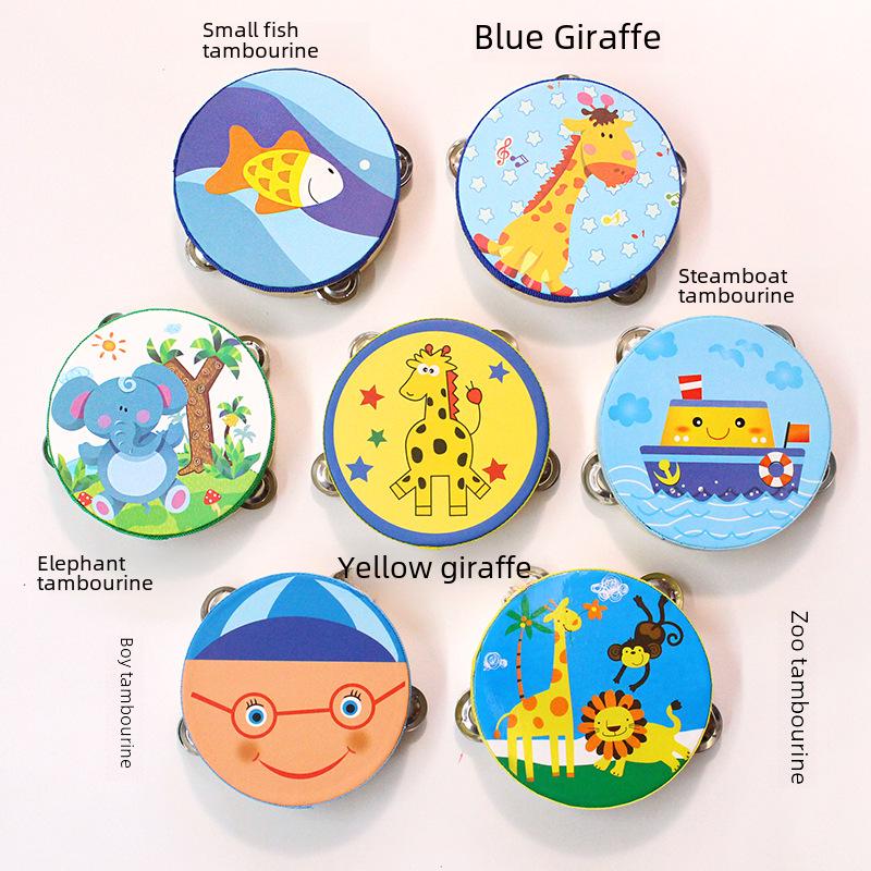 

Wooden Tambourine for Early Childhood Music and Dance