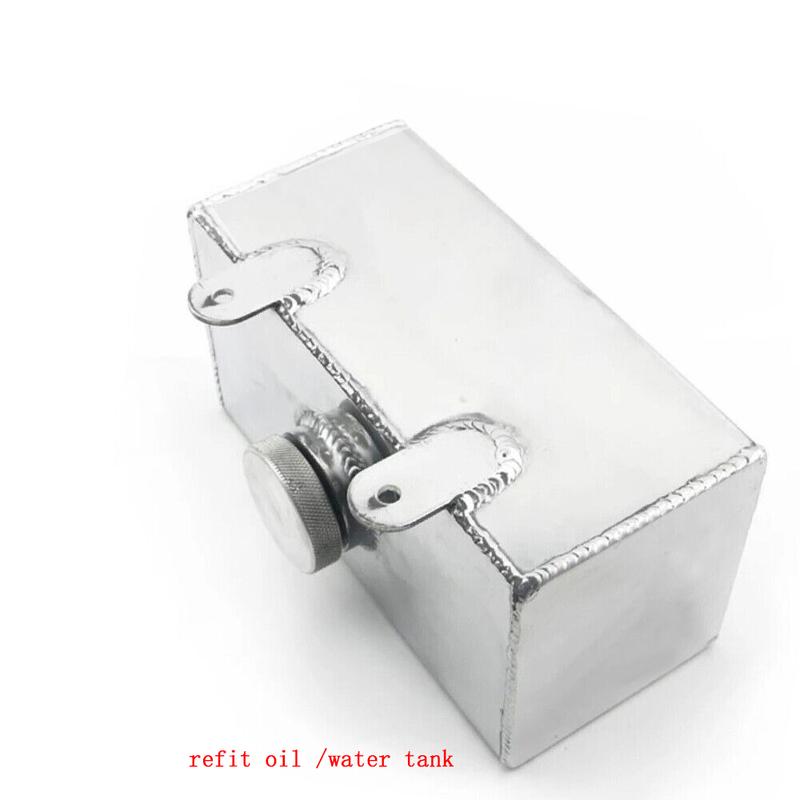 Universal Aluminium 2L Polished Intercooler Spray Car accessory Windscreen Washer Reservoir Bottle