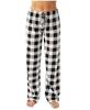 Women's Plaid Pajama Pants - Comfortable Elastic Waist Sleep Bottoms with Drawstring