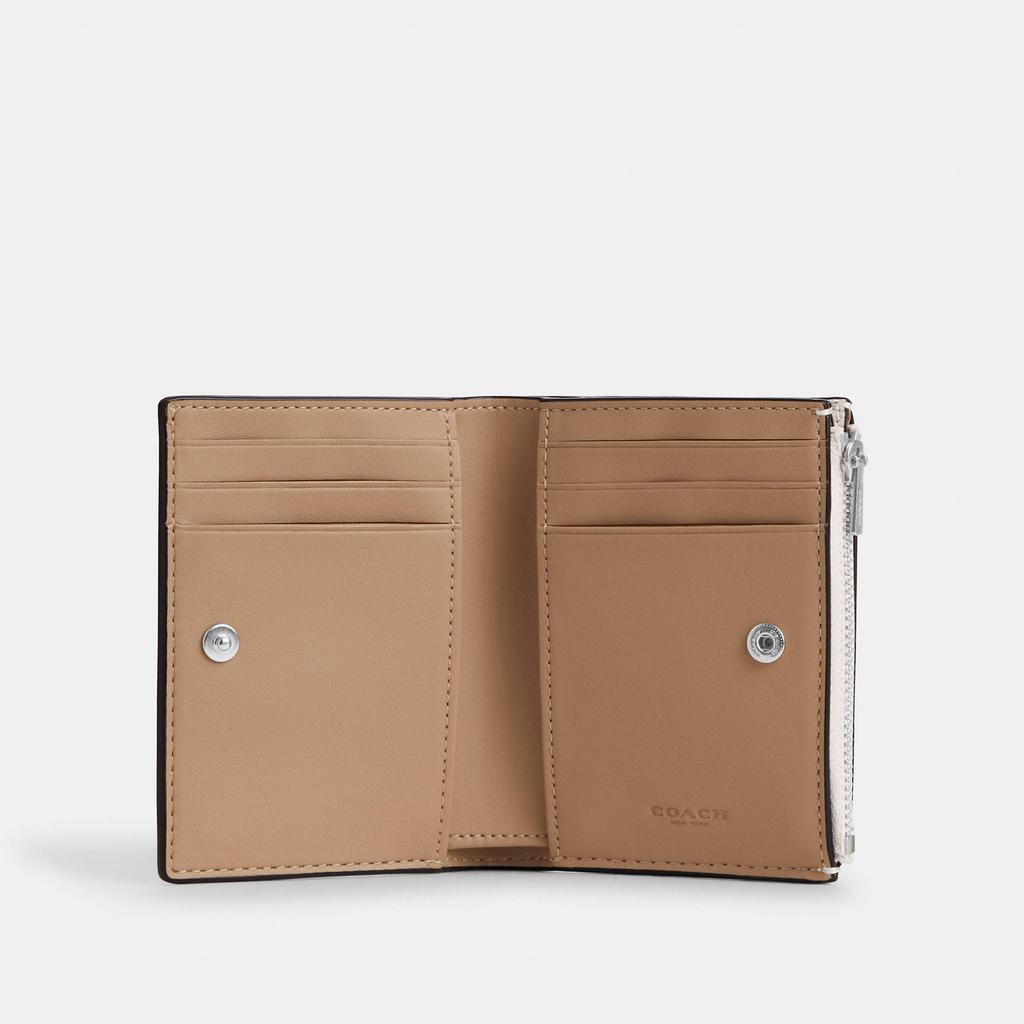 Coach Bifoldová peněženka Stříbrná Křída