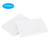 100Pcs White Cardstock Paper Thick Chipboard  Used for Book Cover Tagboard Photobook EnvelopeRound Angle