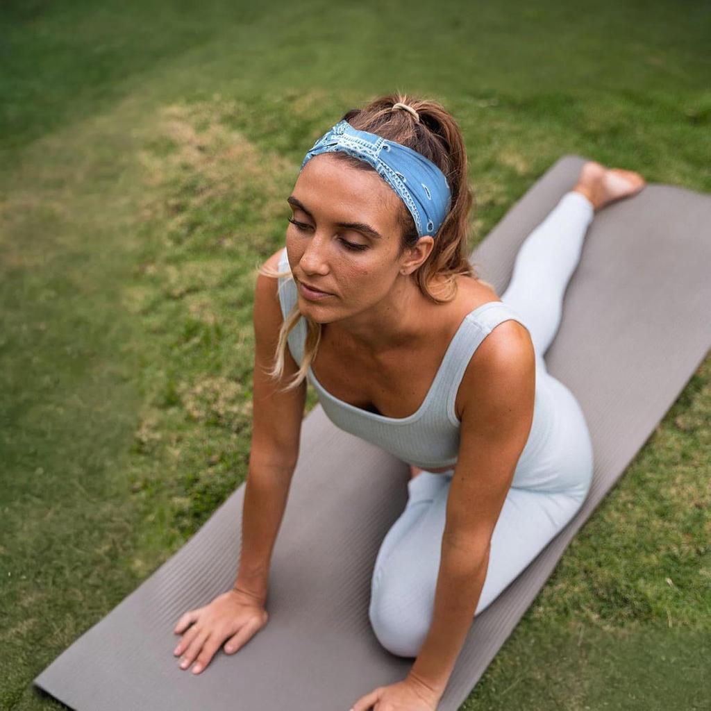 Women's Wide Yoga & Sports Elastic Headband: Bohemian Style Hair Accessory