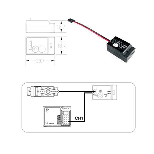 SharpRepublic Gyro Gyro Drift Racing RC Car Gyro Sensor: SMM System Vibration Gyroscope