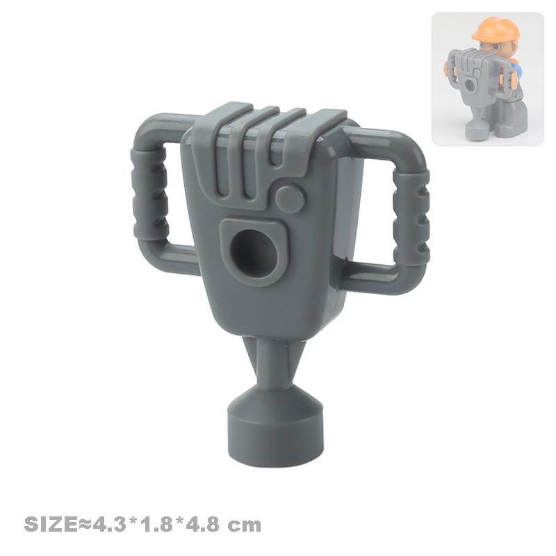 Creativitate blocuri de construcții de dimensiuni mari accesorii mecanice cârlig scară cărămizi compatibile asambla jucării pentru copii