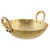 Brass Pital Kadhai/Frying Pan with Handle Kadai Cookware (2500 ML)
