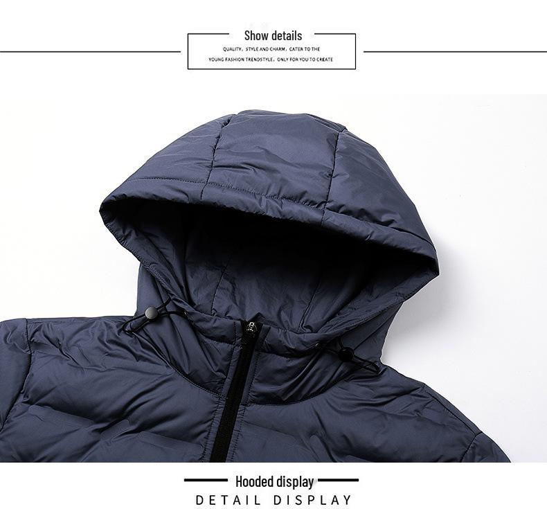Men's 85% White Duck Down Lightweight Jacket - 2025 Versatile Graphene Casual Autumn/Winter Wear