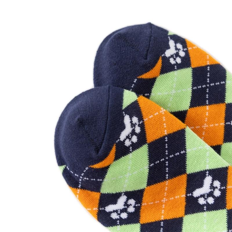 Men's Funny Skull Crew Socks Cartoon Alien Design Cotton Casual Socks Halloween Sock for Hip Hop Parties