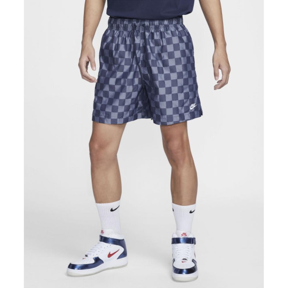 

Шорты NIKE Club Flow Checker M Midnight Navy White FN3099 410