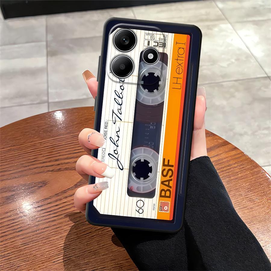 

Lucky Tape Pattern Soft Back Phone Cover Case for Xiaomi Redmi Note 10 9 8 Pro 10S 11 13 12 Pro Plus 11S 12S 9s Redmi Note 11 Pro 4G