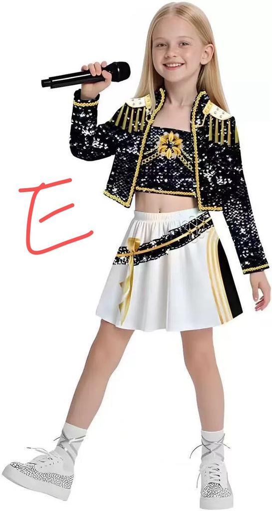 Demon Hunter Cos Costume Girl Demon Hunter Kpop Pop Singer Halloween Costume Stage Costume