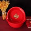 Wedding Toast Rectangular Tray Set: Red Candy and Tea Ceremony Plates for Newlyweds