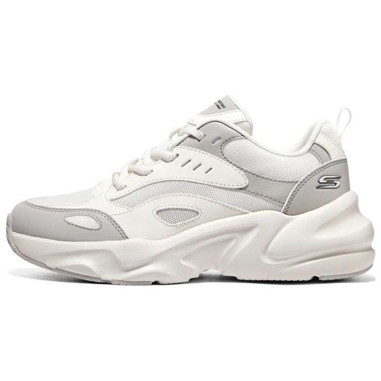 Skechers Bamina 2 Модные низкие кроссовки в стиле dad Женские кроссовки Бело-серый 117363-OWGR 35