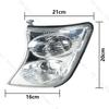 Car Front Bumper Headlight Side Marker Corner Turn Signal Light Lamp No Bulb For Nissan Patrol Y61 2001 2002 2003 2004