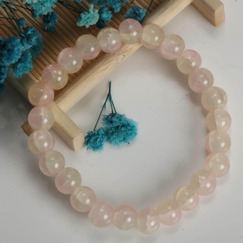 1-8Pcs Colorful Beads Beaded Bracelet Glass Beads Women's Fresh Versatile Jewelry Stretch Effected Handmade Bracelet Jewelry