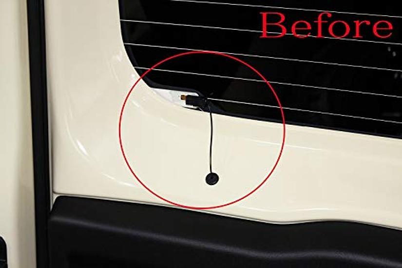 K-PRODUCTS Rear Defogger Cover for Suzuki Jimny JB64 / Sierra JB74 / Nomad JC74W (ABS, Matte Black, Left & Right Set)