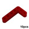 10PCS Technical Liftarm Thick L-Shape 3x5 Arm, MOC Bent Beam Parts 32526 for DIY Block Bricks