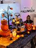 Halloween Glow-in-the-Dark Pumpkin Lantern Set for Party Decorations
