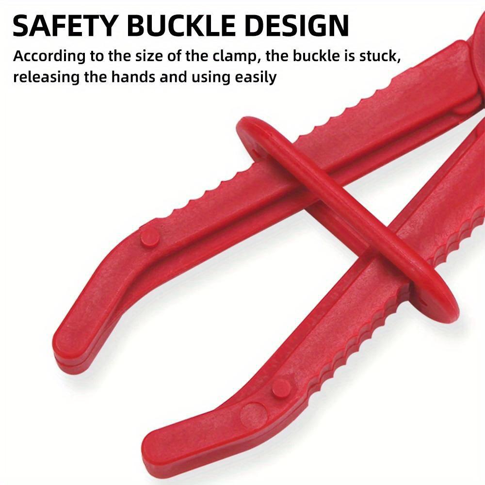 Hose Tube Clamp Pliers Tool Brake Fuel Water Line Clamp Pliers for Car Repair Hose Clamp Removal Plastic Oil Pipe Cutting Pliers