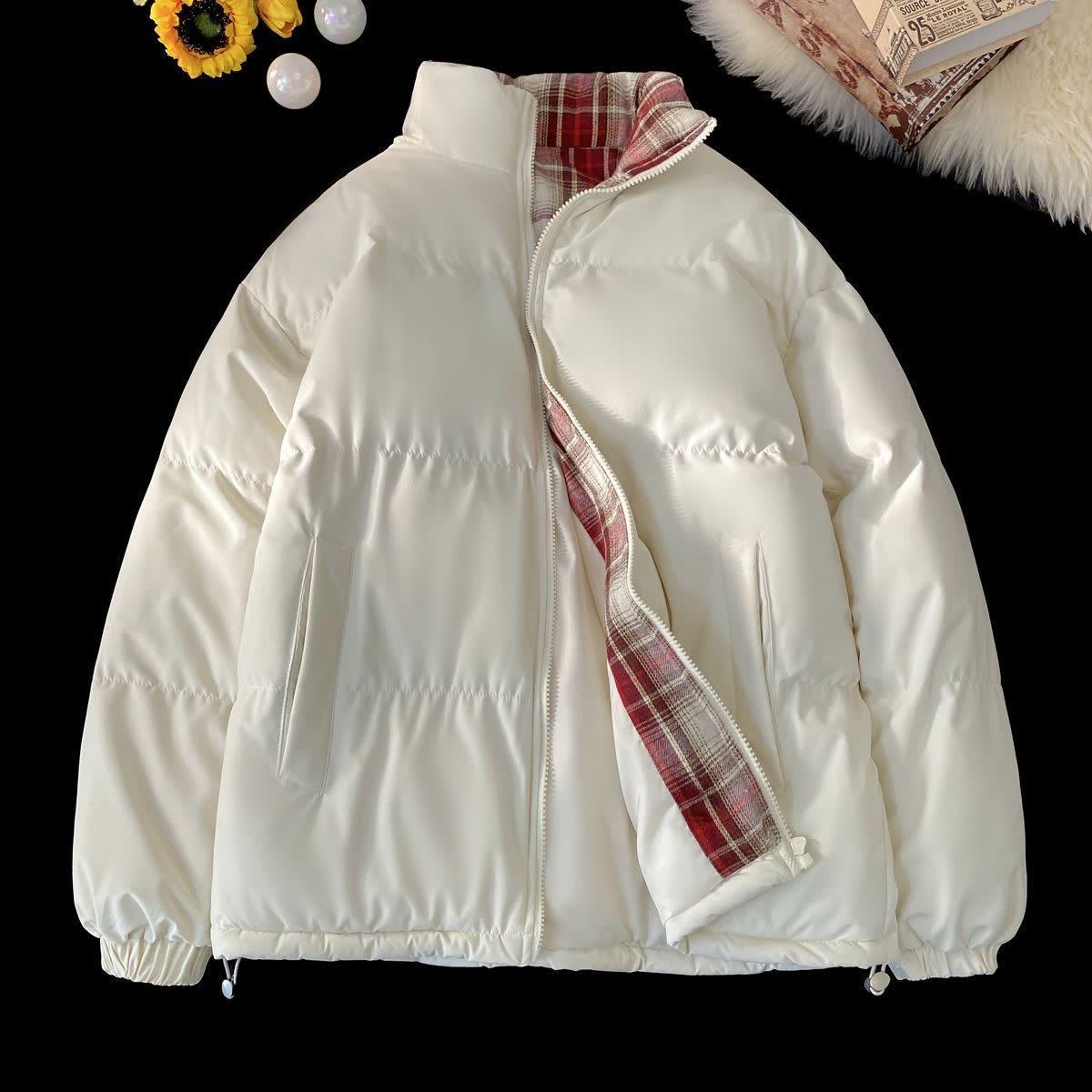 Men s Trendy Stand Collar Patchwork Cotton Winter Jacket - High-End, Loose Fit, Thickened & Warm. 5XL