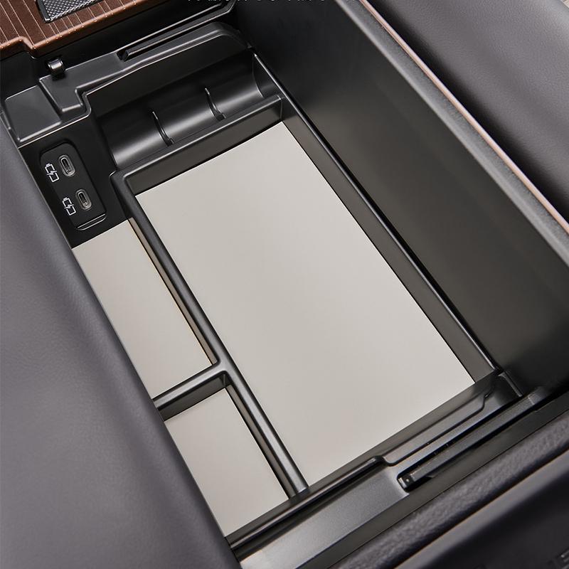 For Toyota Sienna XL40 2024 2025 Car armrest box storage box ABS material interior modification parts