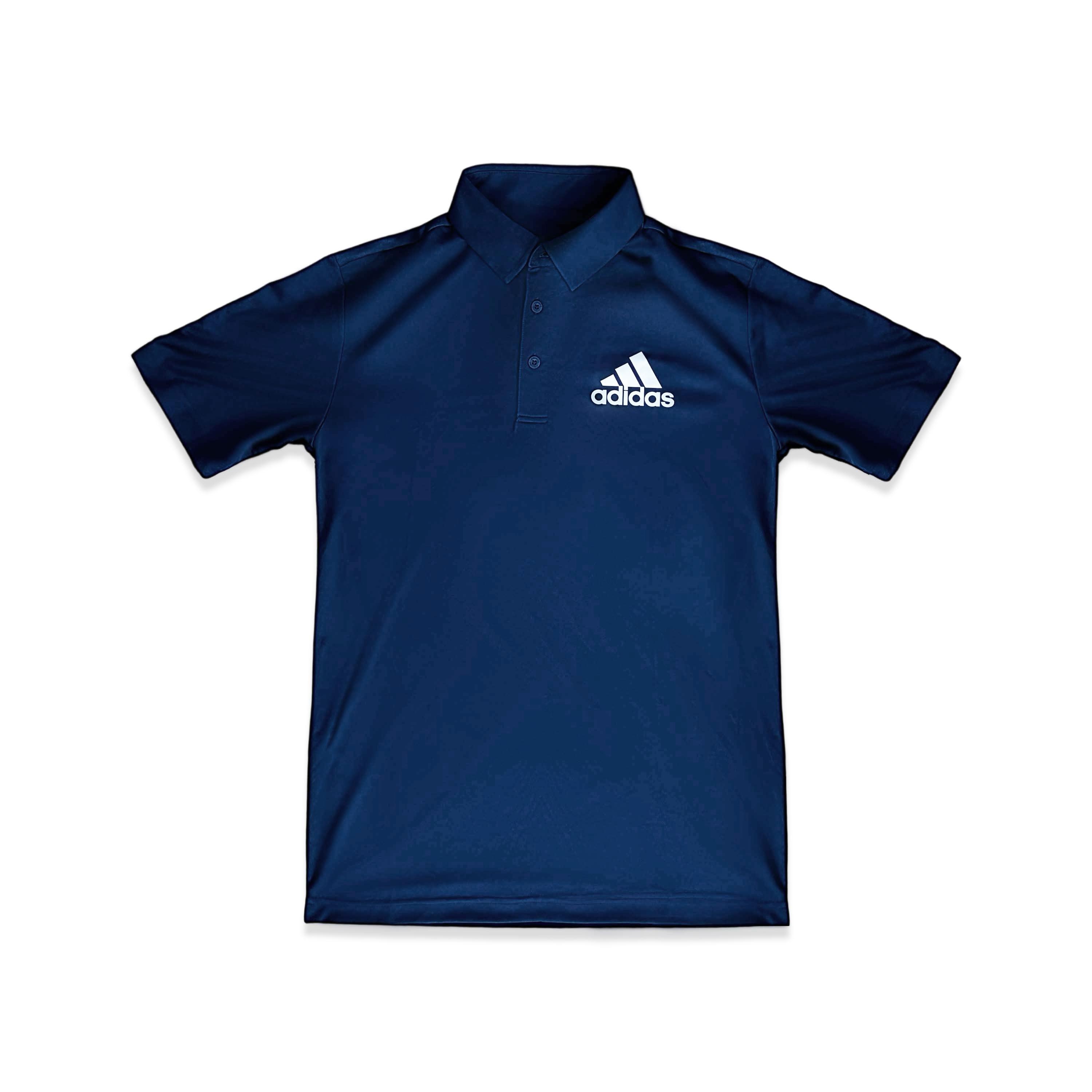 

Adidas Business Casual Series Quick-Dry Solid Color Large Logo Short Sleeve Polo Shirt Men Polo Shirts GM3597 M