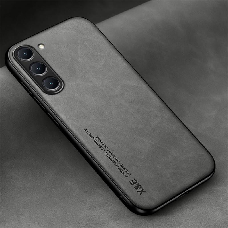 Luxusní magnetické pouzdro z ovčí kůže pro Samsung Galaxy A12 A13 A14 A21S A22 A31 A33 A51 A52 A53 A54 A71 A72 A73 4G 5G kryt