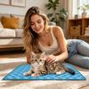 Dog Cooling Mat Non-Slip Washable Cushion Indoor Dog Cooling Bed Pad For Small Medium Large Breeds Animals Resting Camping
