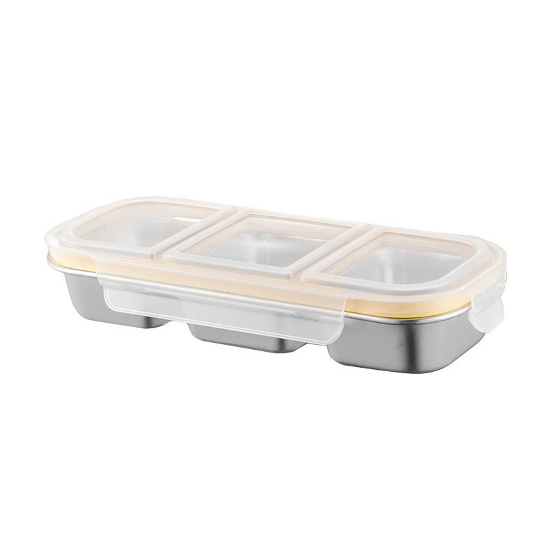 

1Pieces Stainless Steel Meal Lightweight Airtight Food Storage Container Outdoor Tableware Christmas Gifts