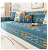 Bohemian Style Chenille Sofa Cushion All-Season Universal Anti Slip Scratch Resistant Pet Friendly 1/2/3/4 Sofa Protective Cover