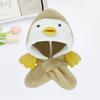 Winter Baby Deer Earmuff Hat With Plush Scarf For Girls And Boys