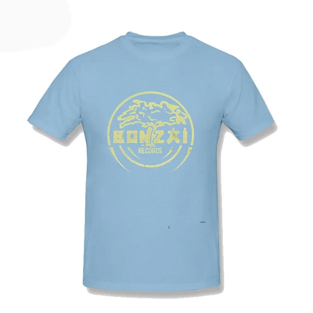 

2025 new model New Fashion Loose Clothing Plus Size Bonzai Records Pullover Oneck Mens Cotton Short Sleeve TShirt COTTON Shor L